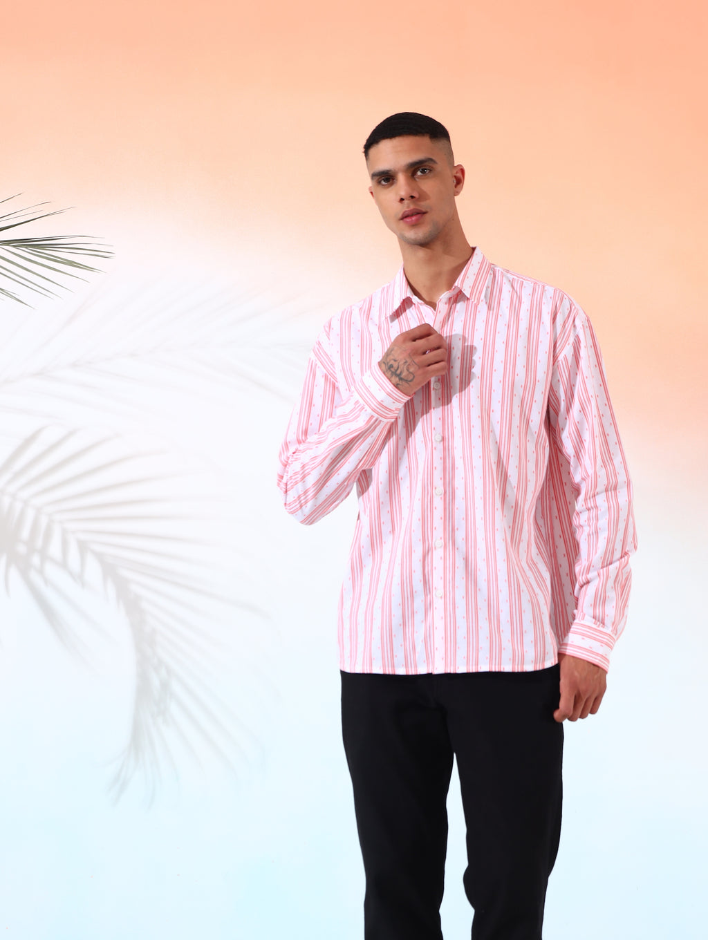 Rose Split Shirt