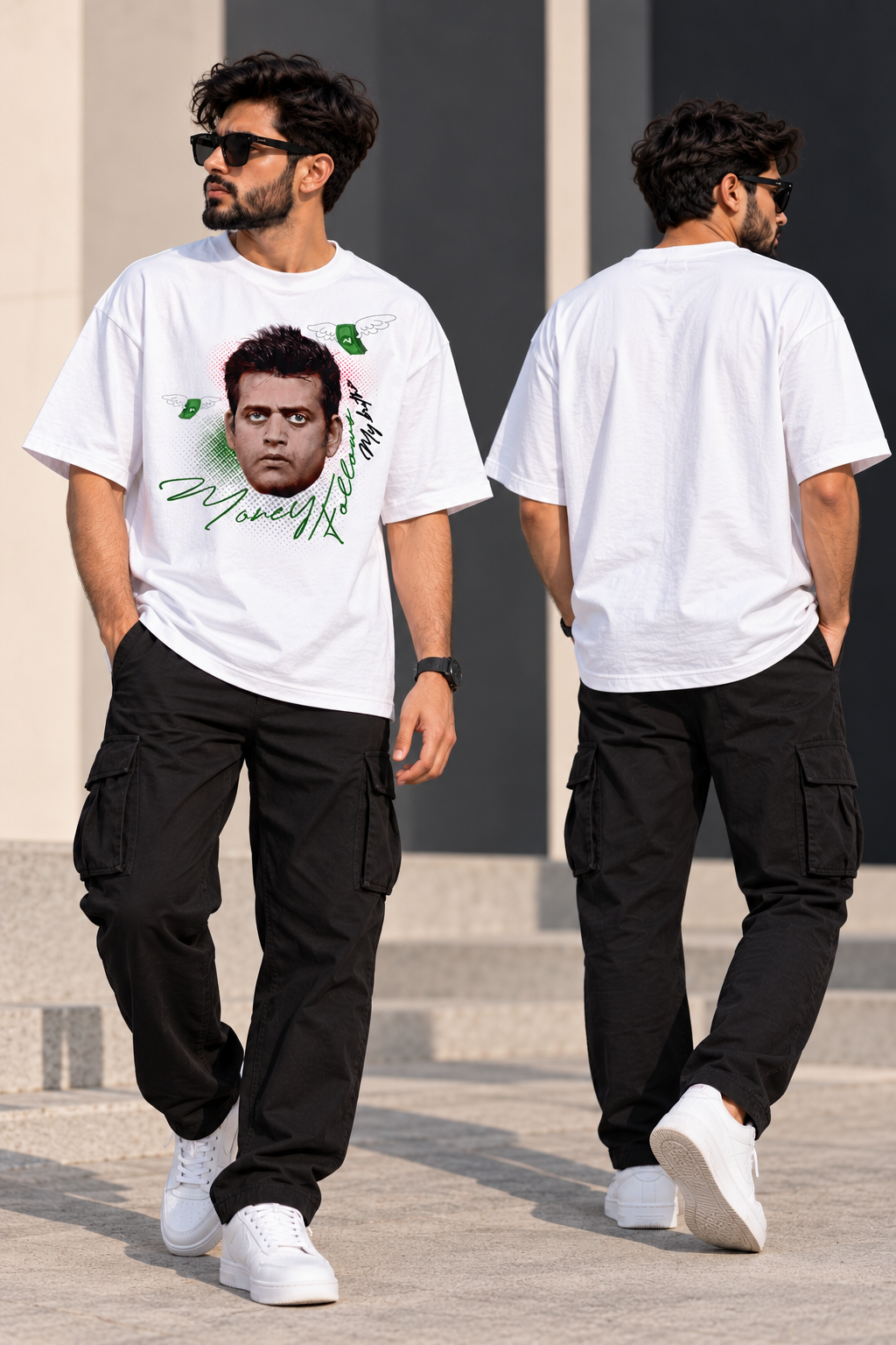 Money Follows My Brother Boxy Fit T-Shirt