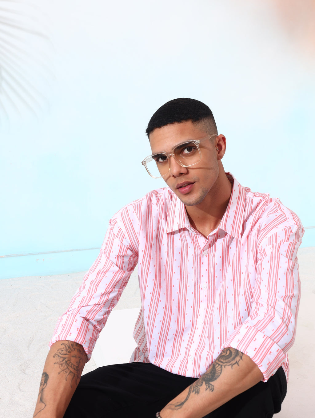 Rose Split Shirt