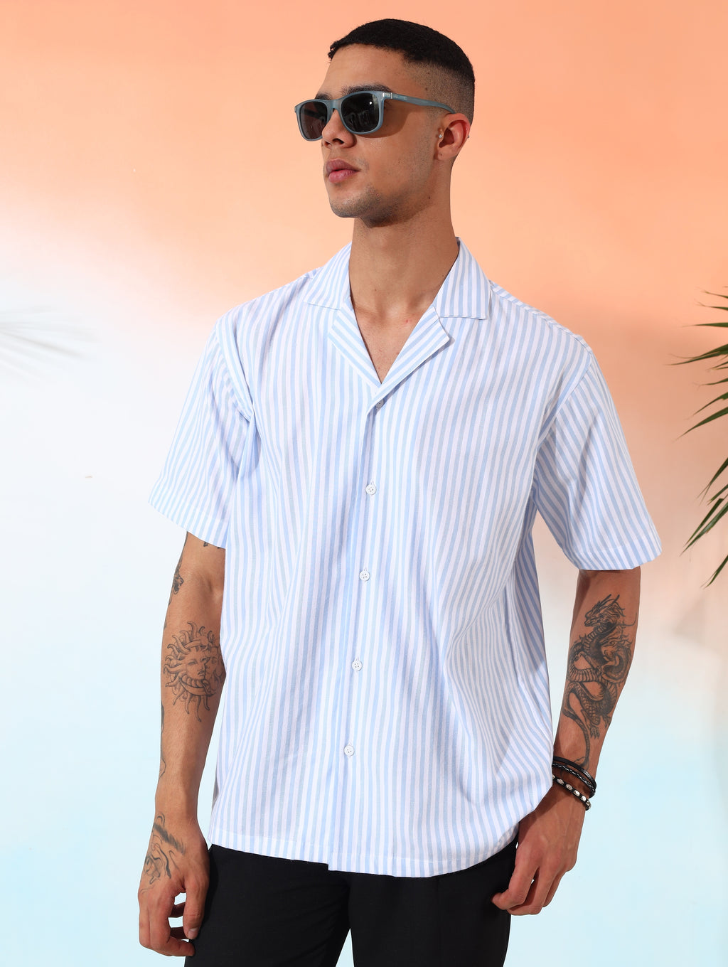 Blue Static Shirt