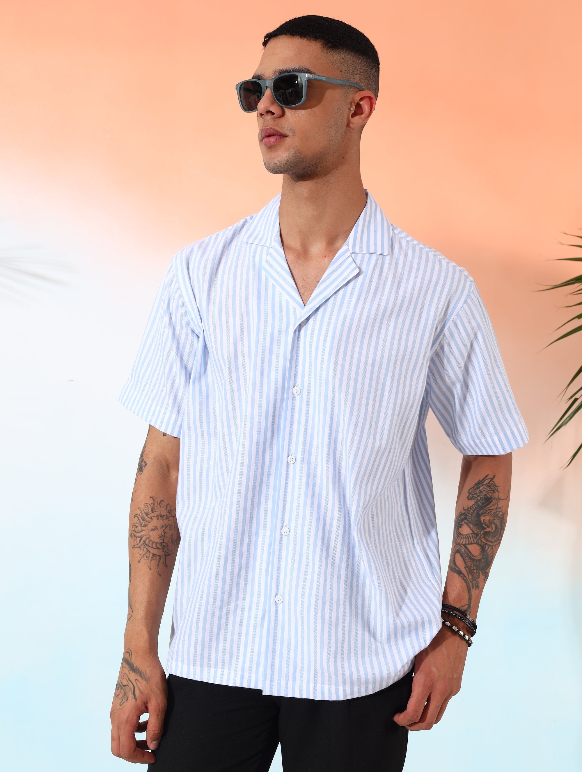 Blue Static Shirt
