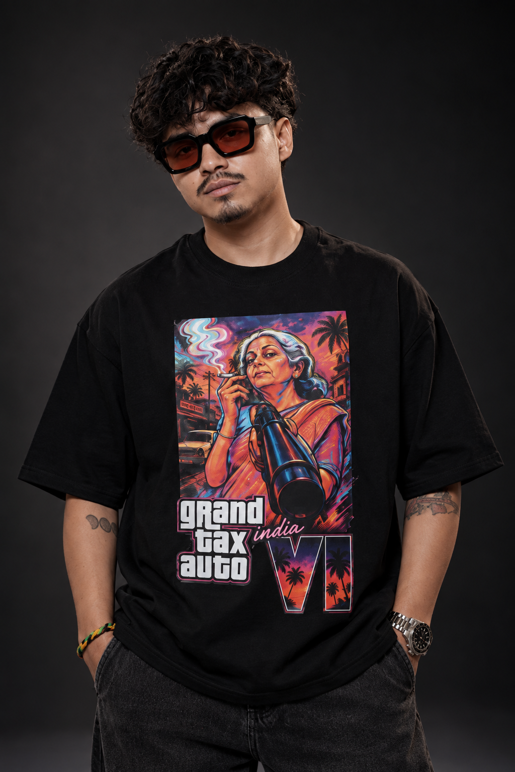 GTA 6 India Oversized T-Shirt