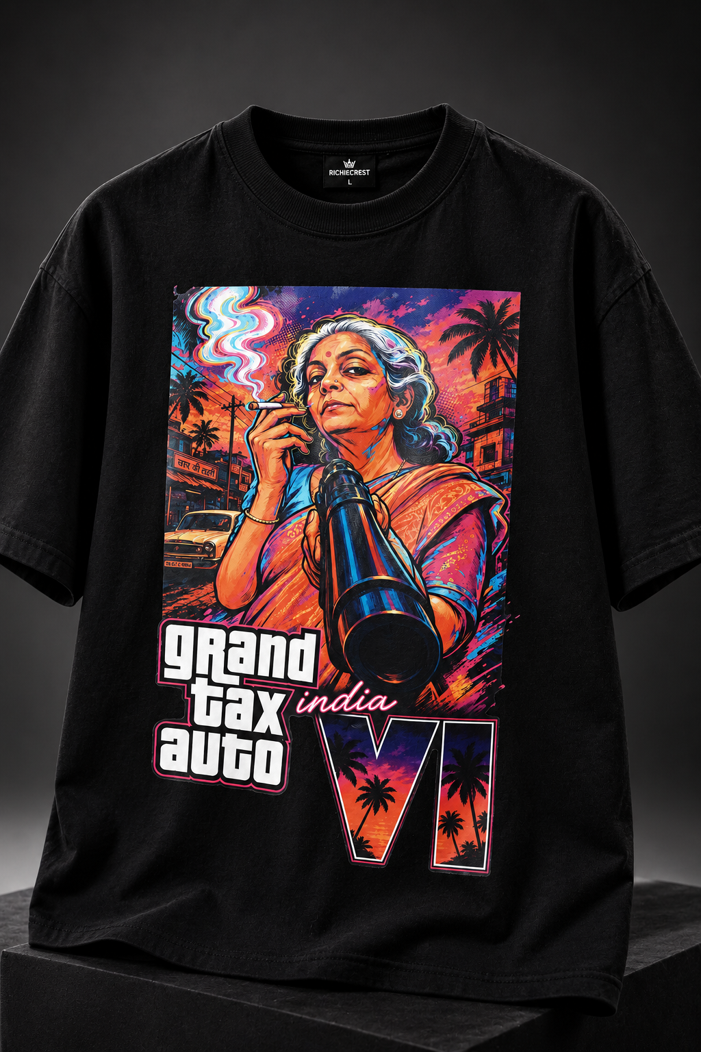 GTA 6 India Oversized T-Shirt