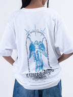 Divine Descent Oversized Graphic T-Shirt