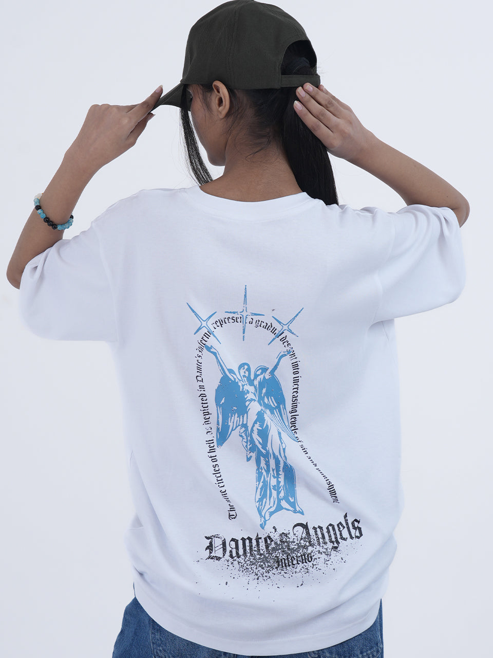 Divine Descent Oversized Graphic T-Shirt