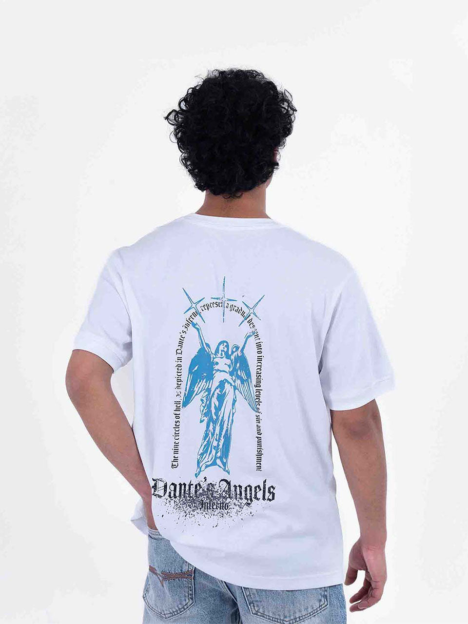 Divine Descent Oversized Graphic T-Shirt