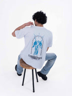 Divine Descent Oversized Graphic T-Shirt