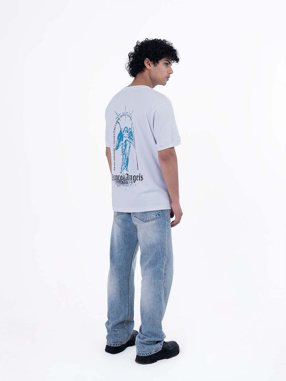 Divine Descent Oversized Graphic T-Shirt