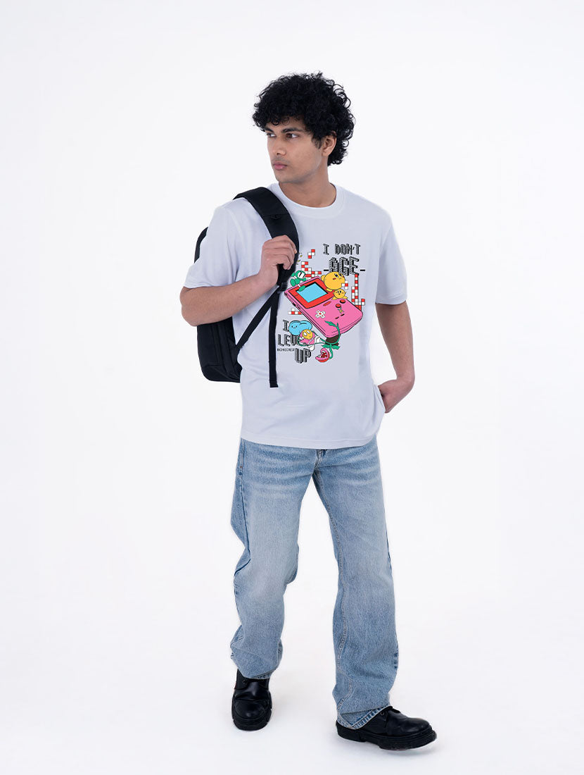 Leveling Forward Oversized Graphic T-Shirt