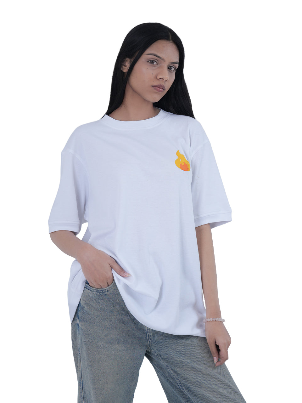 Forever Unfinished Oversized Graphic T-Shirt