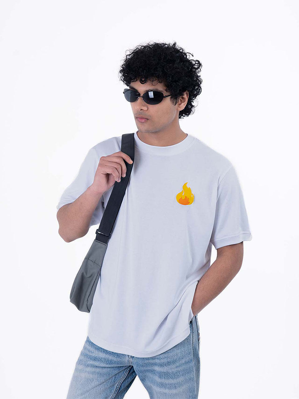 Forever Unfinished Oversized Graphic T-Shirt