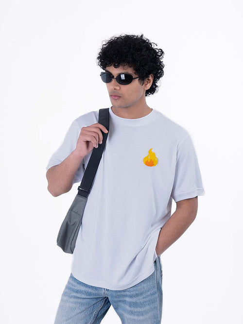 Forever Unfinished Oversized Graphic T-Shirt