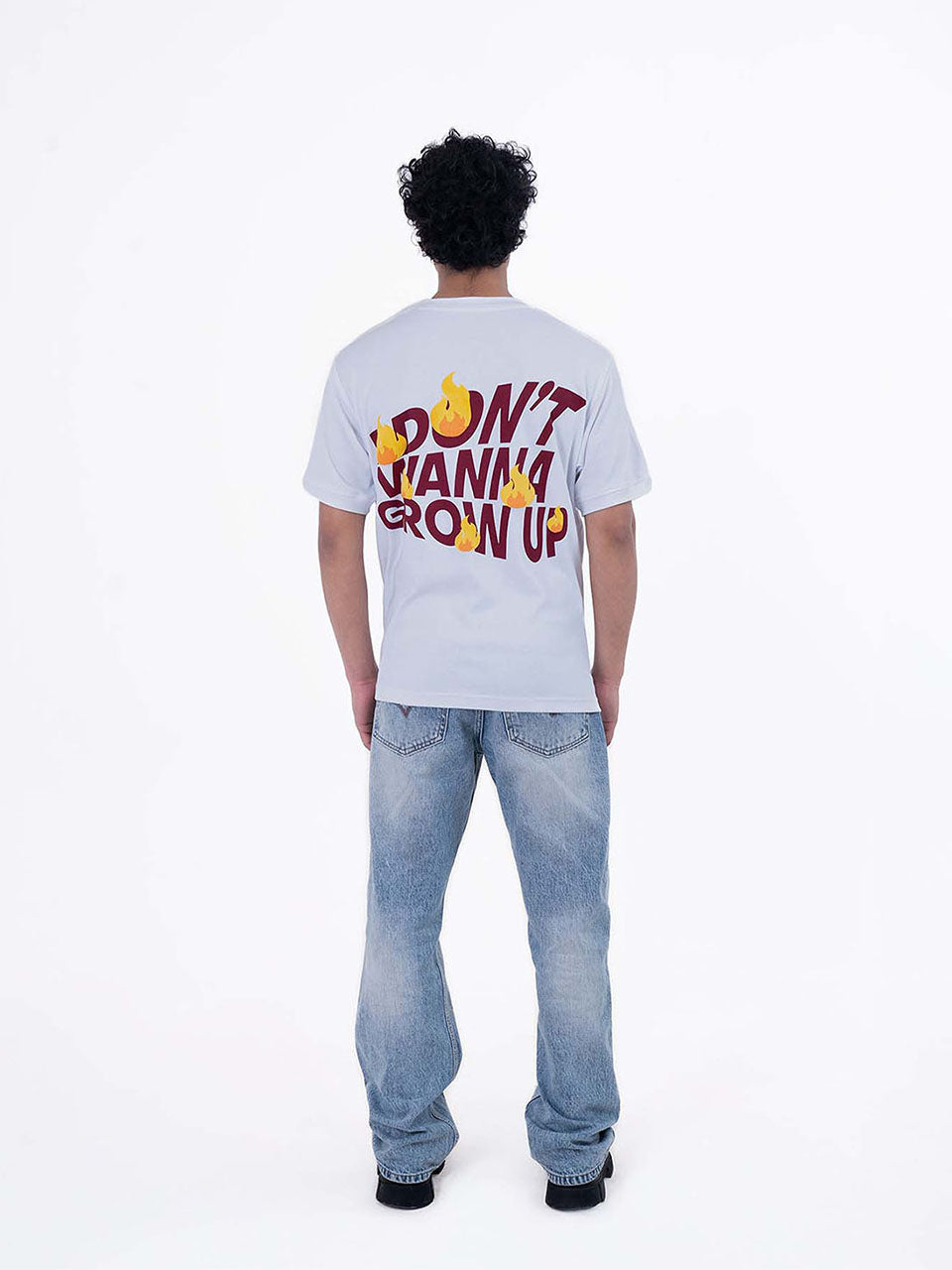 Forever Unfinished Oversized Graphic T-Shirt