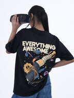 Cosmic Optimism Oversized Graphic T-Shirt