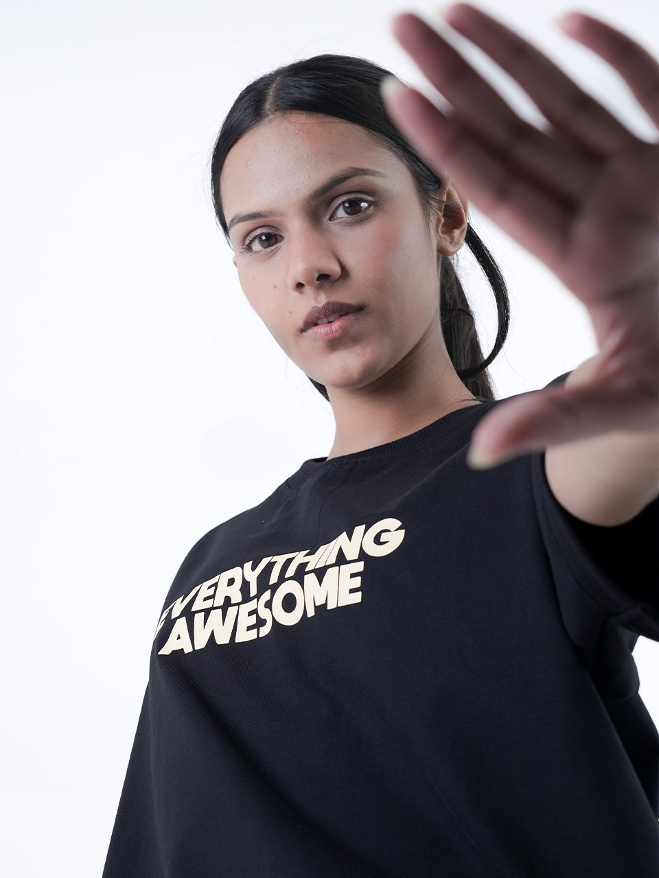 Cosmic Optimism Oversized Graphic T-Shirt