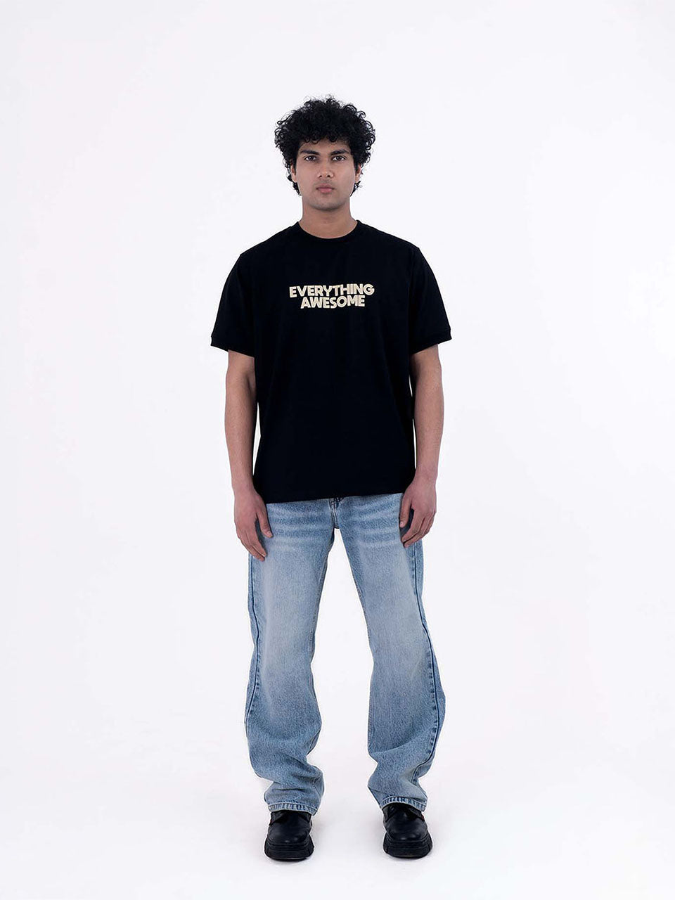 Cosmic Optimism Oversized Graphic T-Shirt