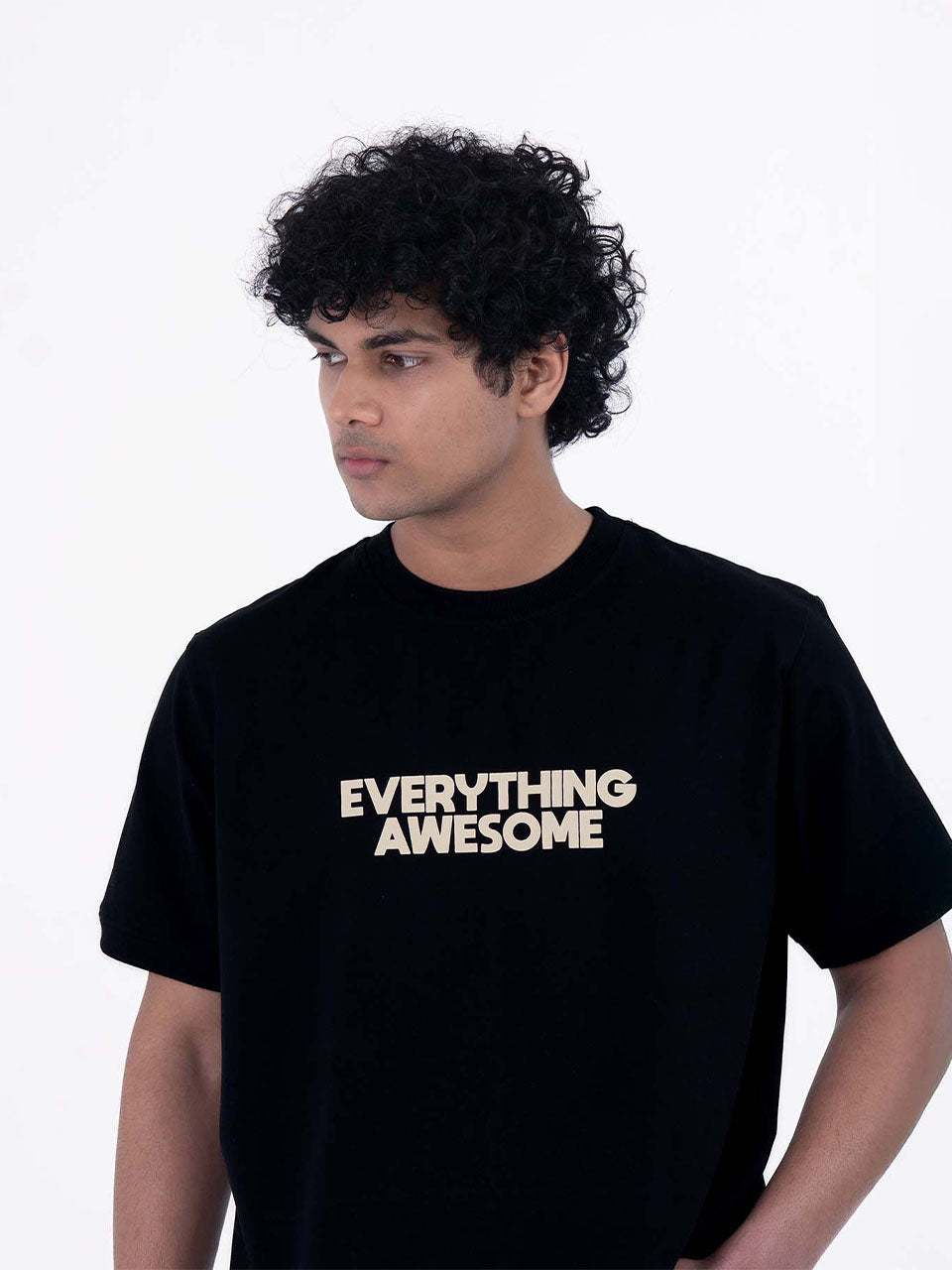 Cosmic Optimism Oversized Graphic T-Shirt