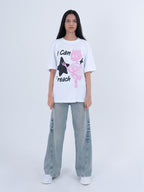 Reaching Beyond Oversized Graphic T-Shirt