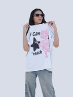 Reaching Beyond Oversized Graphic T-Shirt