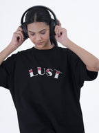 Scarlet Temptation Oversized Graphic T-Shirt