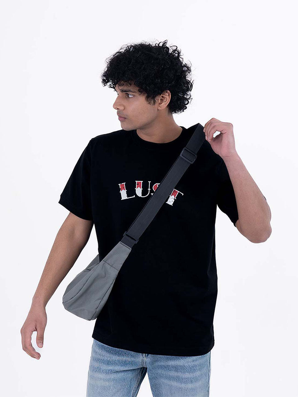 Scarlet Temptation Oversized Graphic T-Shirt