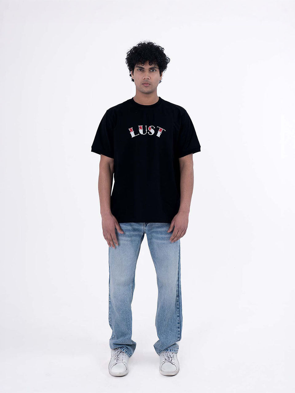 Scarlet Temptation Oversized Graphic T-Shirt