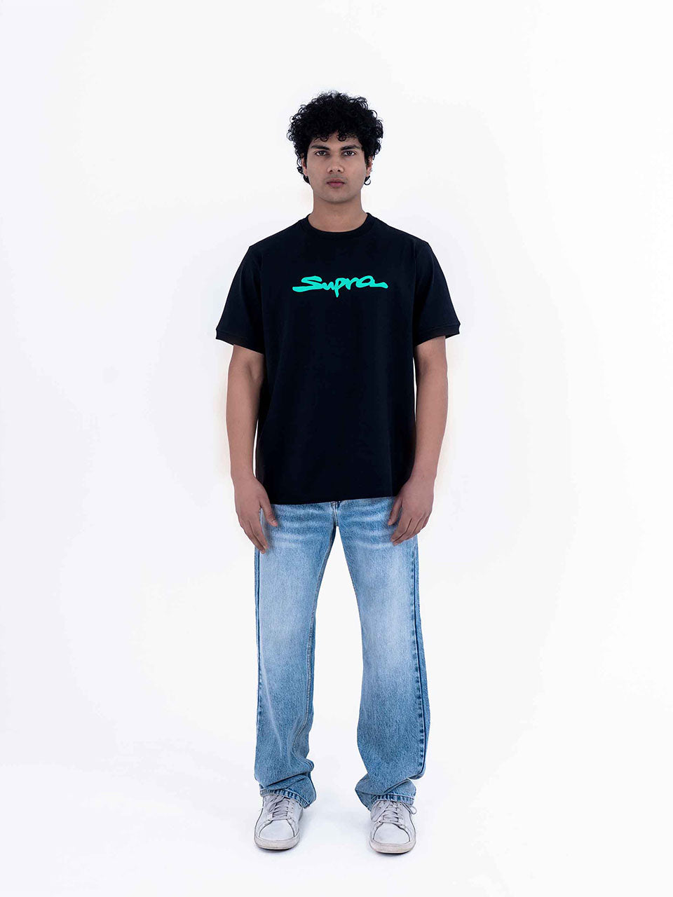 Midnight Velocity Oversized Graphic T-Shirt