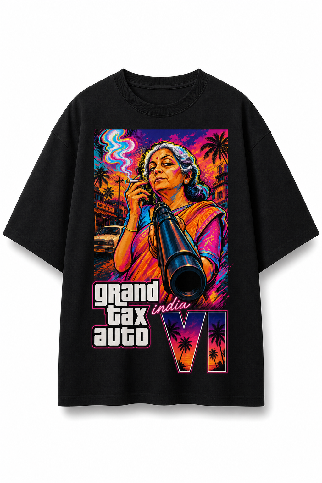 GTA 6 India Oversized T-Shirt